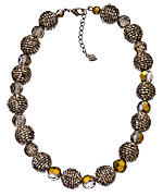 Carolee Beaded Collar Midnight Express Necklace