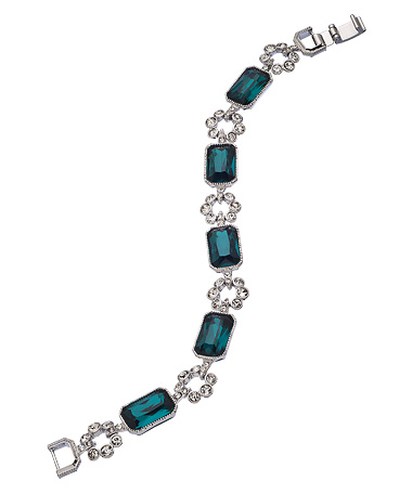 Carolee Regal Reflection Peacock Flex Bracelet
