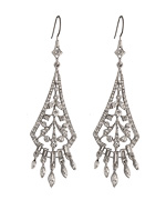 Carolee Austrian Crystal Chandelier Earrings