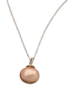 Catherine Canino Pink Mini Pebble Baby Pendant Necklace