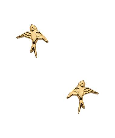 Catherine Weitzman Mini Bird Post Earrings