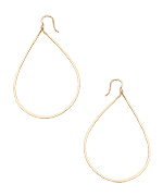 Charlene K Pear Hoop Earrings