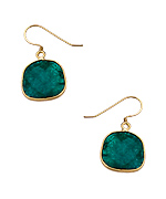 Charlene K Emerald Drop Earrings