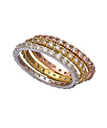 Charlene K Multi Tone Stacking Rings