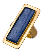 Charles Albert Gold and Kyanite Ring