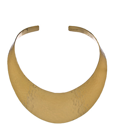 Charles Albert Alchemia Hammered Collar Necklace