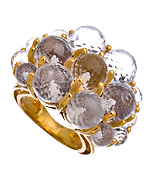 Charmed Circle Crystal Bubble Ring
