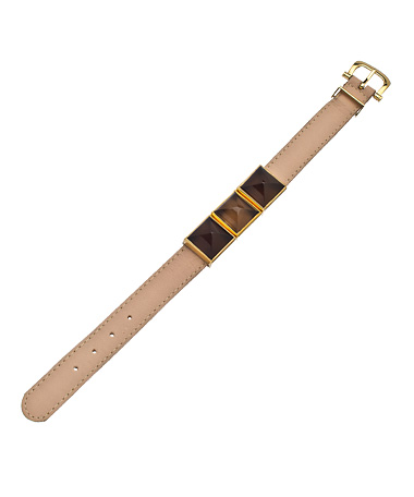 Charmed Circle Single Leather Wrap Bracelet