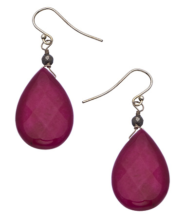 Danielle Stevens Dyed Jade Earrings