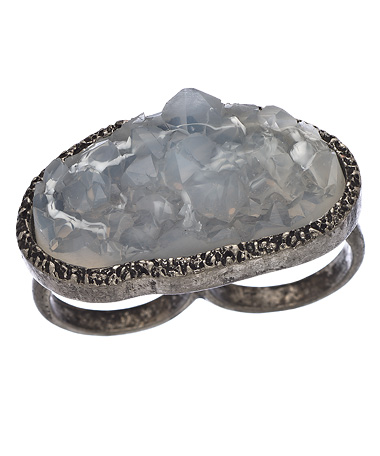 Danielle Stevens Japanese Druzy Double Finger Ring