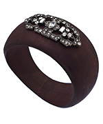 Danielle Stevens Wood Art Deco Bangle