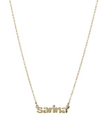 Danielle Stevens Gold Name Game Set Necklace