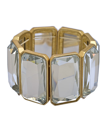 Danielle Stevens Large Stone Stretch Bracelet