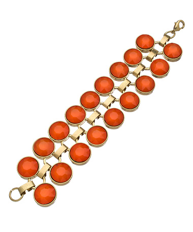 Danielle Stevens Tangerine Bracelet