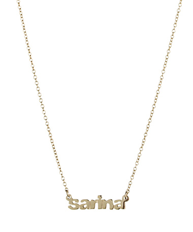 Danielle Stevens Gold Vermeil Name Game Set Necklace