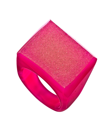 Dara Ettinger Dara Pink All Geode Ring