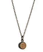 Dara Ettinger Sara Goldtone Druzy Pendant Necklace