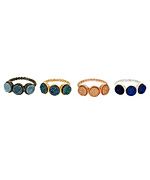 Dara Ettinger Vivian Triple Druzy Stackable Ring