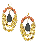 David Aubrey Chandelier Chain Earrings