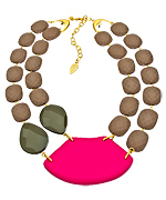 David Aubrey Fuchsia Fountain Necklace