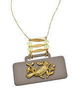David Aubrey Nestling Bird Statement Necklace