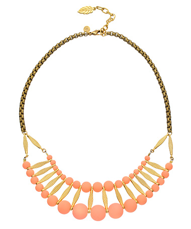 David Aubrey Belinda Beaded Bib Necklace
