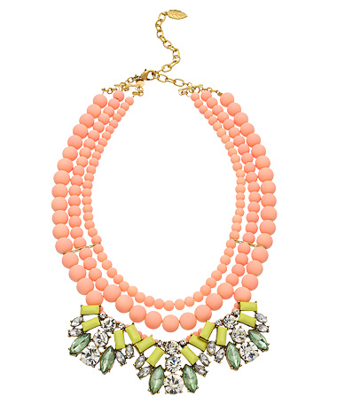 David Aubrey Belinda Crystal Bead Necklace