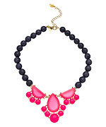 David Aubrey Delilah Fuchsia Stone Necklace