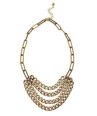 David Aubrey Four Chain Necklace