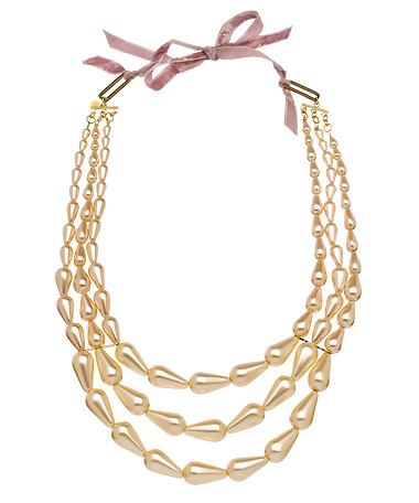 David Aubrey Dropping Pearls Necklace