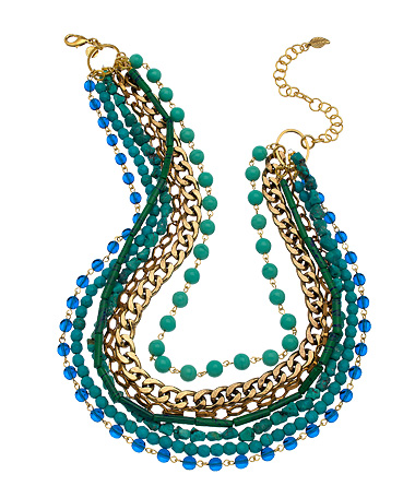 David Aubrey Earthy Blue Necklace