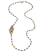 Diana Warner Pyrite Hamsa Necklace