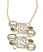 Diana Warner Gold and Crystal Eimear Pendant Necklace