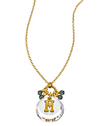 Diane Yang Initial Charm Necklace