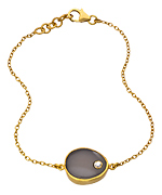 Didi Jewellery Gold Grey Moonstone and Topaz Starbright Bracelet