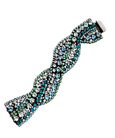 Elizabeth Cole Jewelry Shades of Blue Braided Bracelet