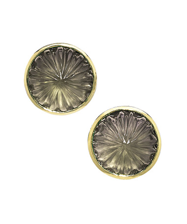 Elizabeth Showers Pyrite Soleil Earrings