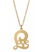 Emily Elizabeth Groovy Love Pendant Necklace