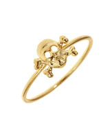 Emily Elizabeth Lil Skull Wire Ring