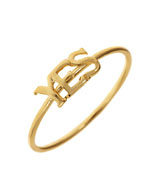 Emily Elizabeth Lil Open 'YES' Wire Ring