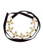 Emily Elizabeth Faux Suede 'Love Grows' Convertible Wrap Necklace