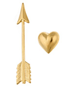 Emily Elizabeth Jewelry Punk Love Stud Earrings