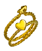 Erica Anenberg Cupid Stackable Rings