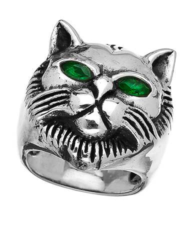 Femme Metale Fine Feline Ring