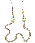 Foxy Originals Mint Green Enamel Cabeza Pendant Necklace