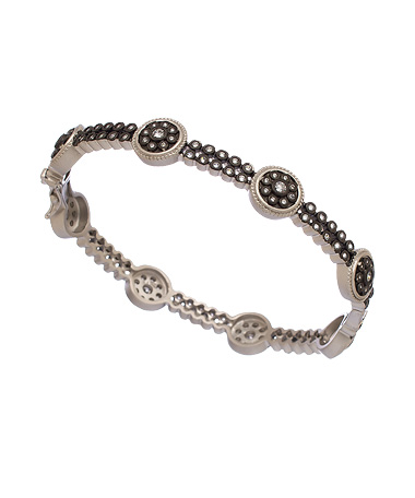 Freida Rothman Nautical Button Hinge Bangle