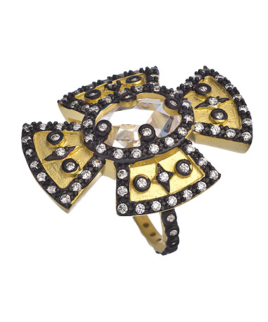 Freida Rothman Maltese Cocktail Ring