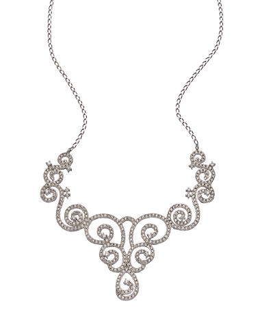 Dlux CZ Tiara Necklace