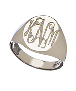 Sarah Chloe Lana Oval Signet Ring