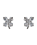 Genevive by CZC Mini Flower Power Earrings